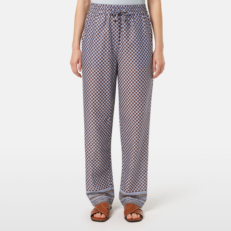 SCOTCHSODA - Pantalón Algodón Tiro Medio  Mujer Scotch & Soda