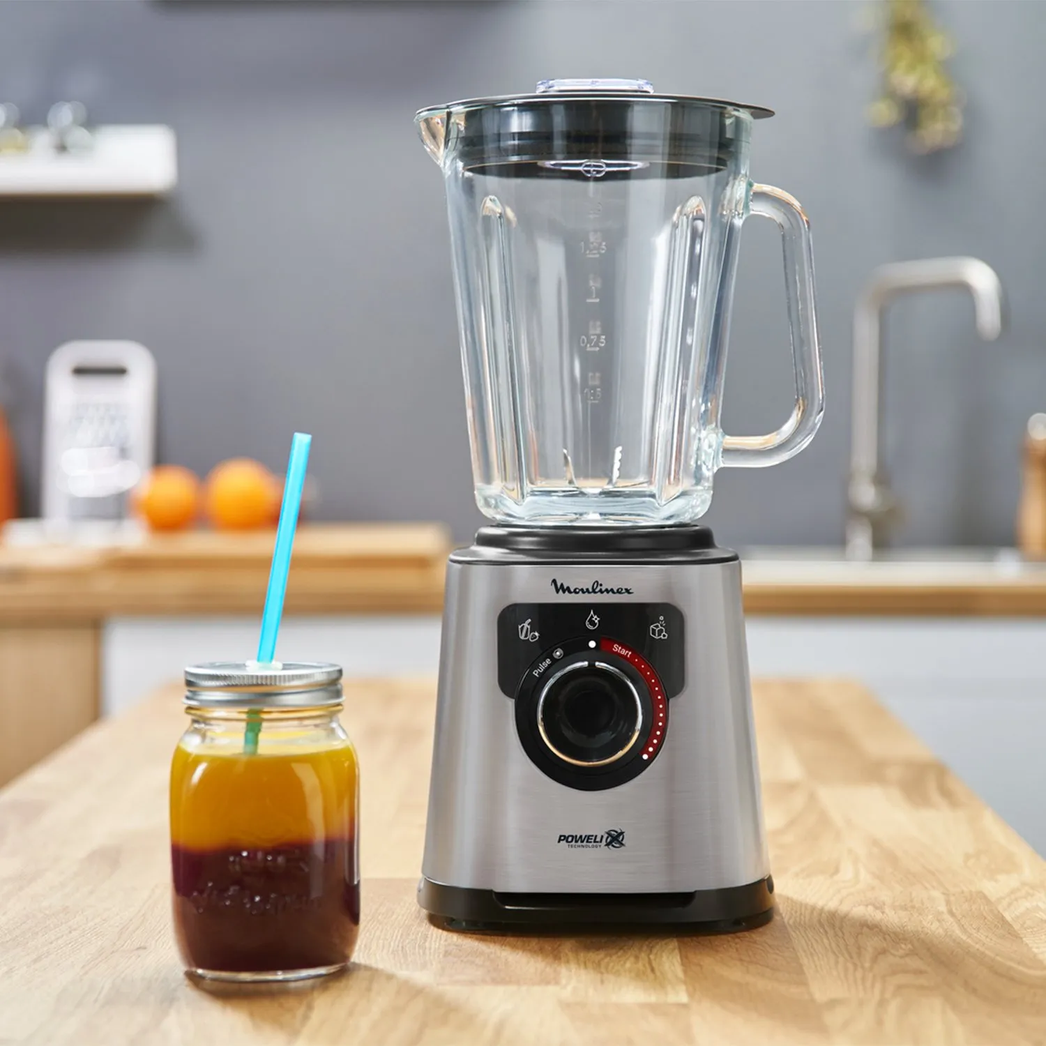MOULINEX Licuadora Moulinex Perfect Mix 1.200W Digital | Falabella