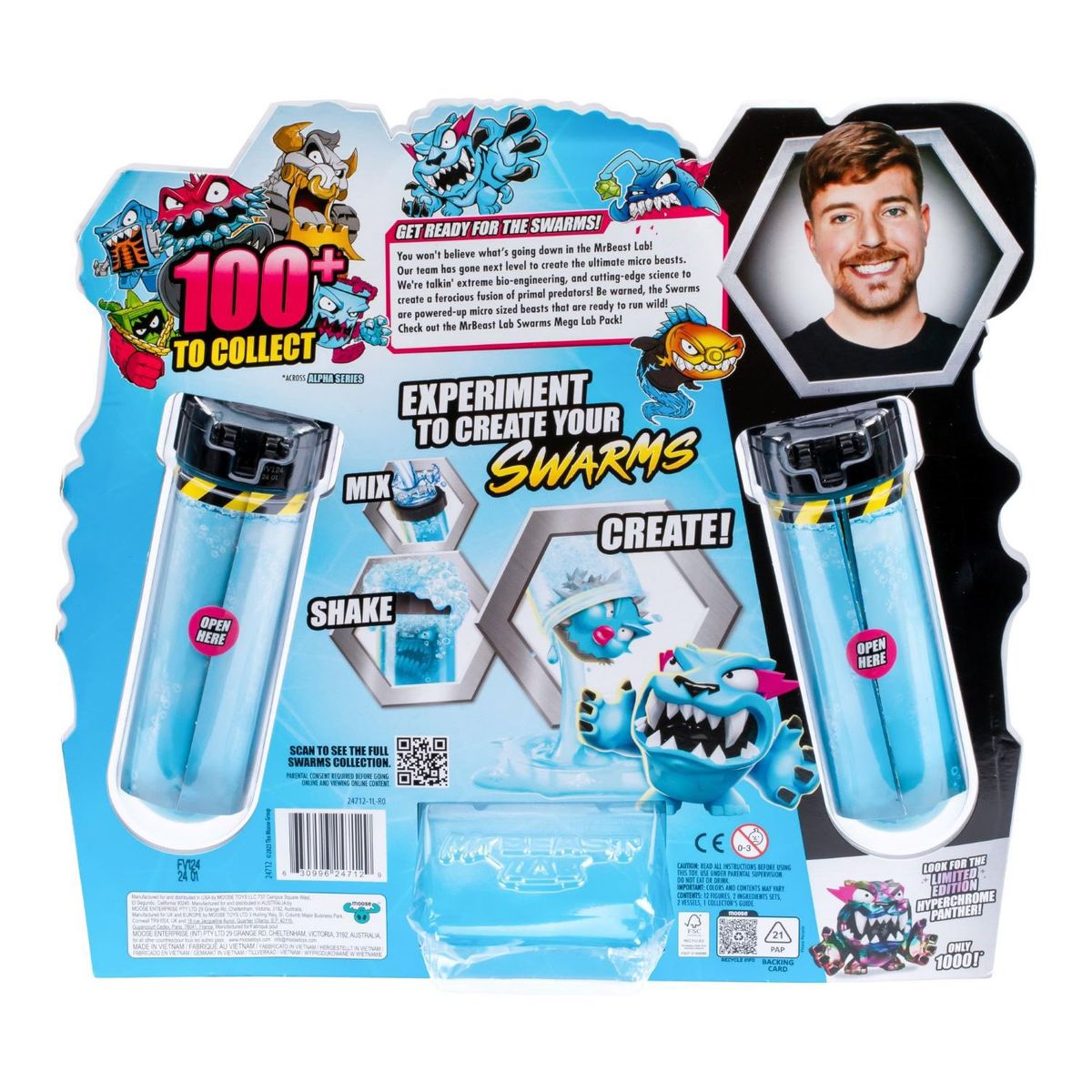 BOING TOYS - Mr Beast Lab Swarms Tubo X 12 Boing Toys
