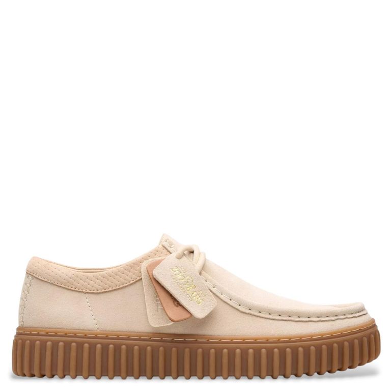 Wallabee Zapato Casual Hombre Cuero Café