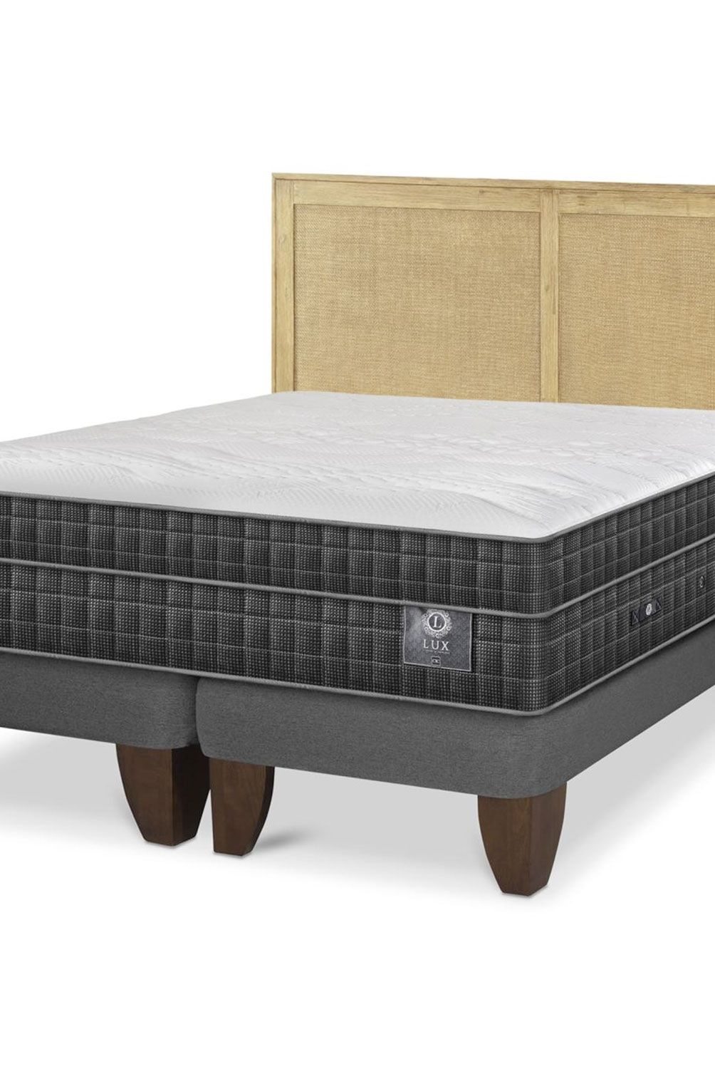 CIC - Cama Europea Lux 2 Plazas + Respaldo Cic