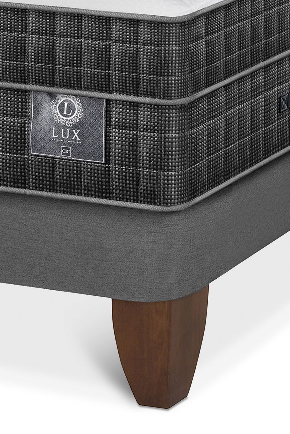 CIC - Cama Europea Lux 2 Plazas + Respaldo Cic