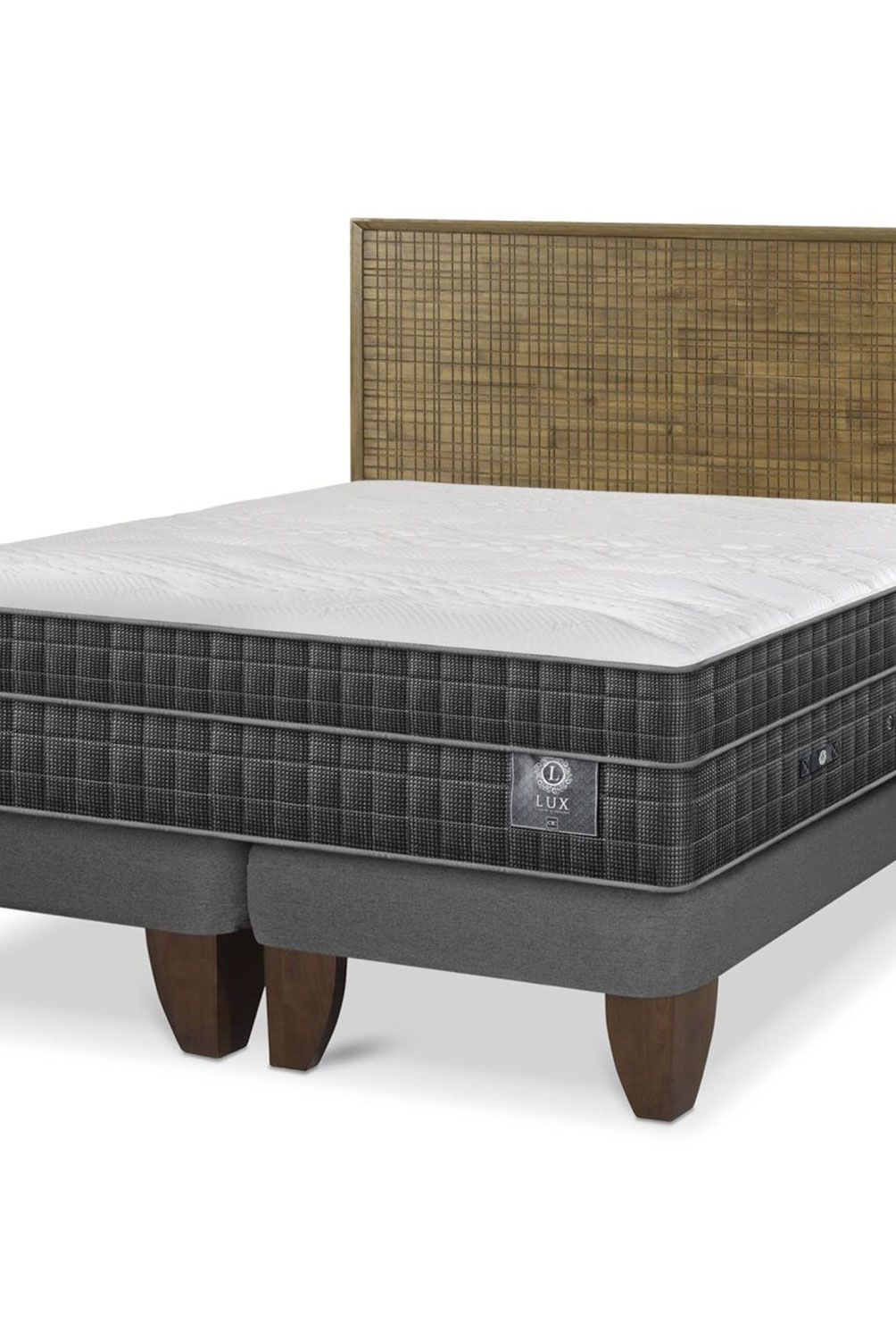 CIC - Cama Europea Lux 2 Plazas + Respaldo Cic