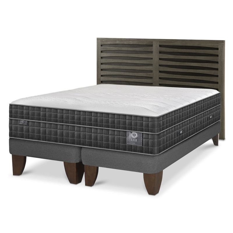 CIC - Cama Europea Lux King + Respaldo Cic