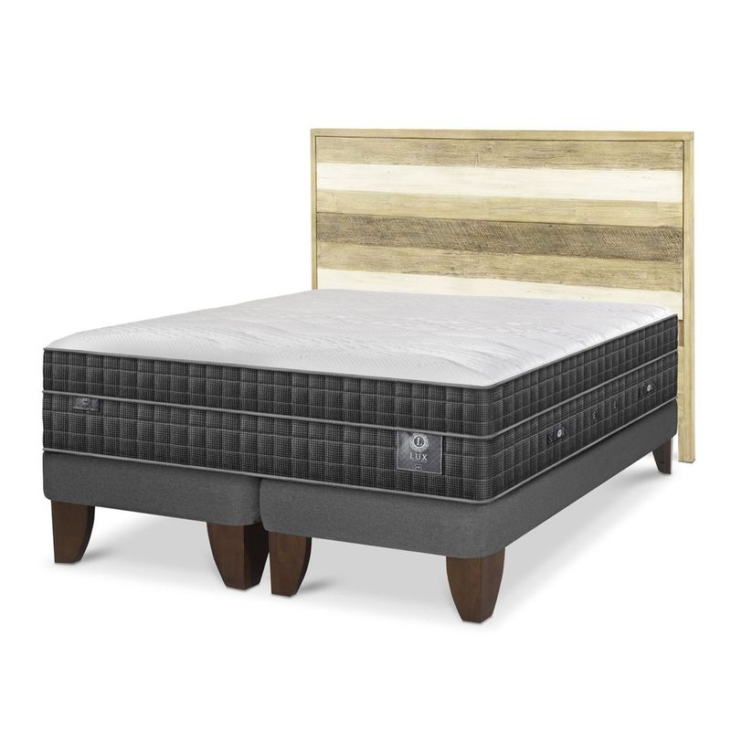 CIC - Cama Europea Lux King + Respaldo Cic