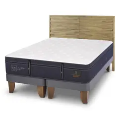 CIC - Cama Europea Grand Premium 2 Plazas + Respaldo