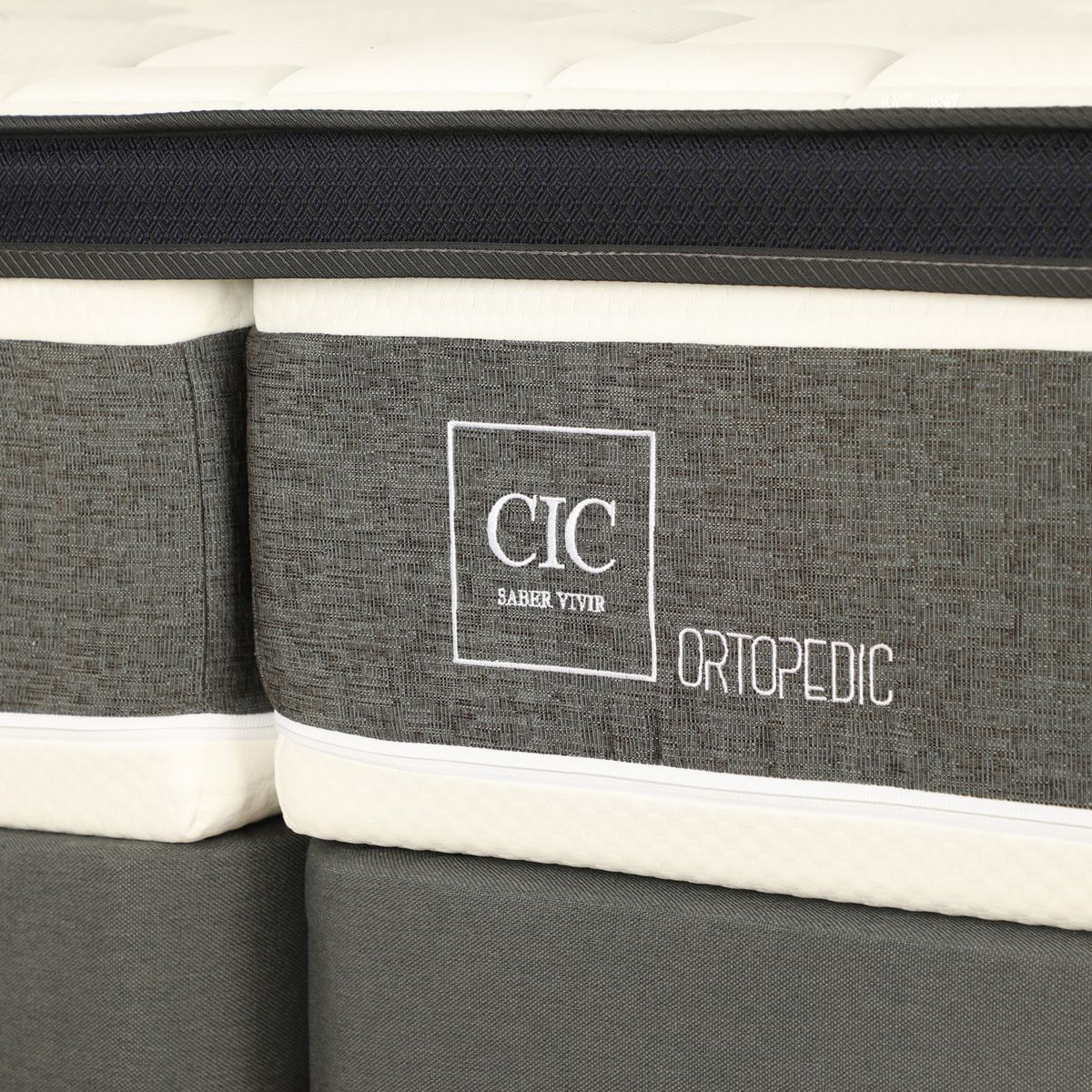 CIC - Cama Funcional Ortopedic King + Cubre Colchón Cic