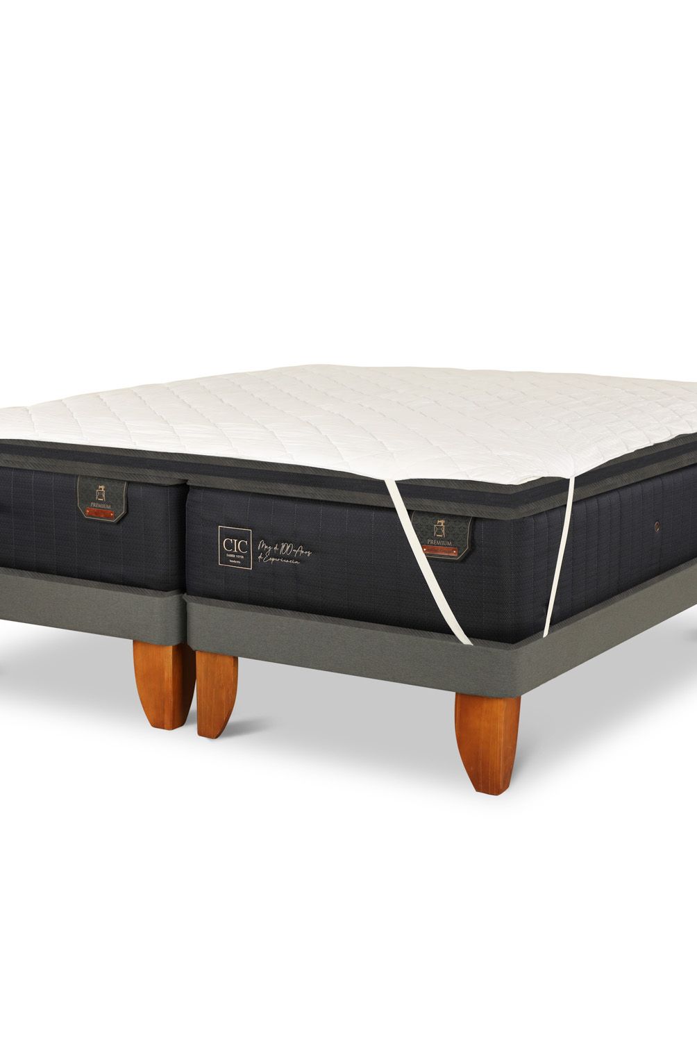 CIC - Cama Funcional Premium King + Cubre Colchón Cic