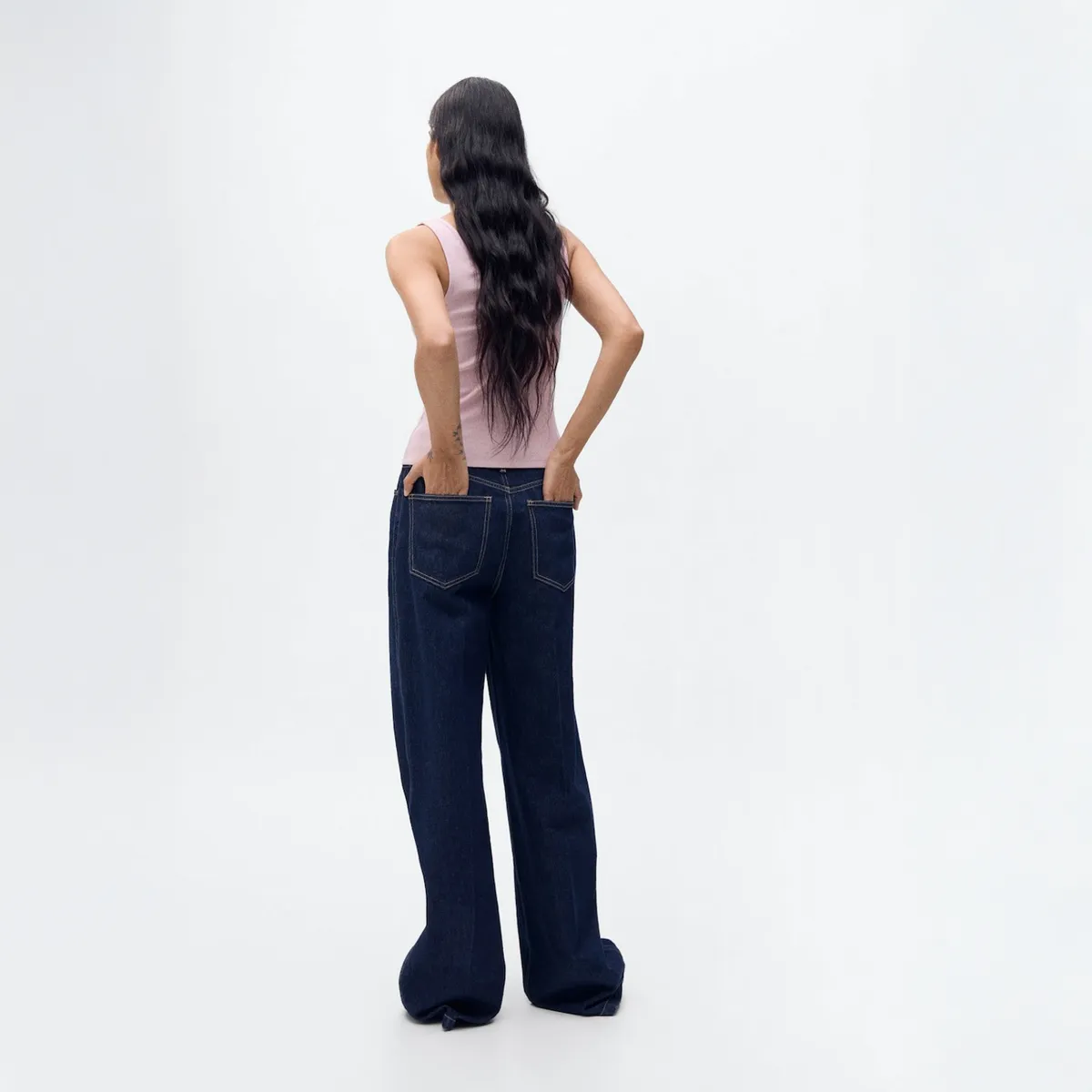 MANGO - Top Algodón Tirantes Anchos Mujer Mango