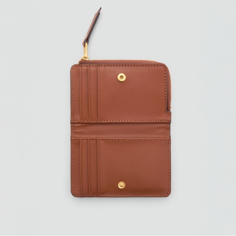 MANGO Billetera Solapa Canvas Contraste Mujer Mango