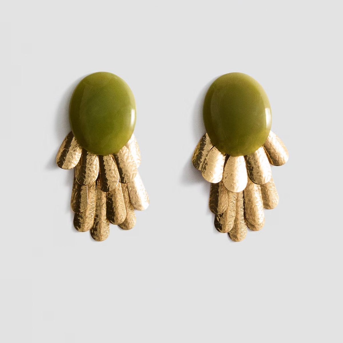 MANGO - Aros Diseño Circular Cascada Mujer Mango