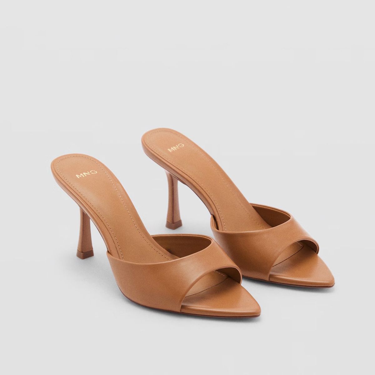 MANGO - Sandalia Mujer Café Mango