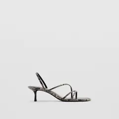 MANGO - Sandalia Mujer Gris