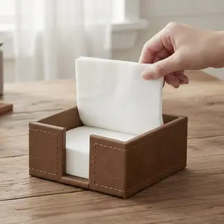 BASEMENT HOME - Servilletero Habano Clasic 14x7 cm