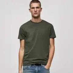 MANGO MAN - Polera 100% Algodón Slim Fit Hombre
