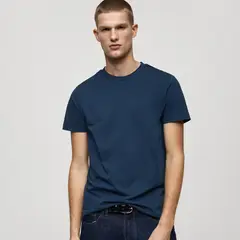 MANGO MAN - Polera 100% Algodón Slim Fit Hombre