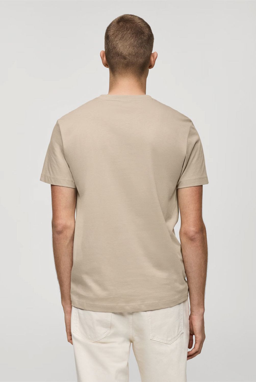 MANGO MAN - Polera 100% Algodón Slim Fit Hombre Mango Man
