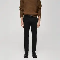 MANGO MAN - Pantalón Algodón Tapered Fit Hombre