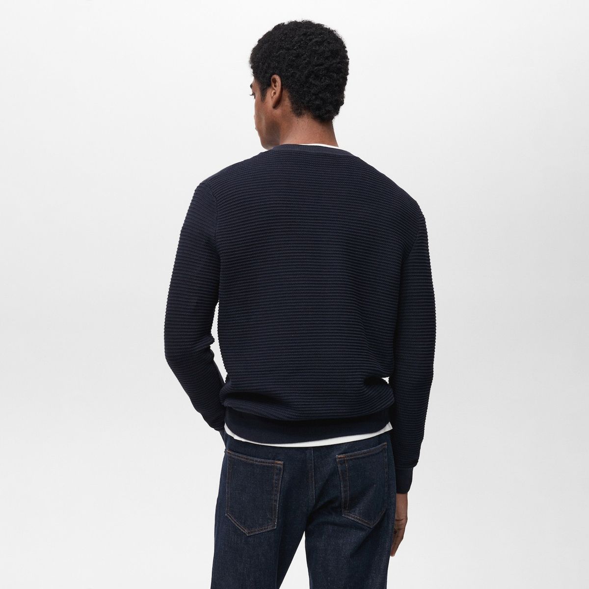 MANGO MAN - Sweater Salas 100% Algodón Trenzado Hombre Mango Man