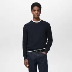 MANGO MAN - Sweater Salas 100% Algodón Trenzado Hombre