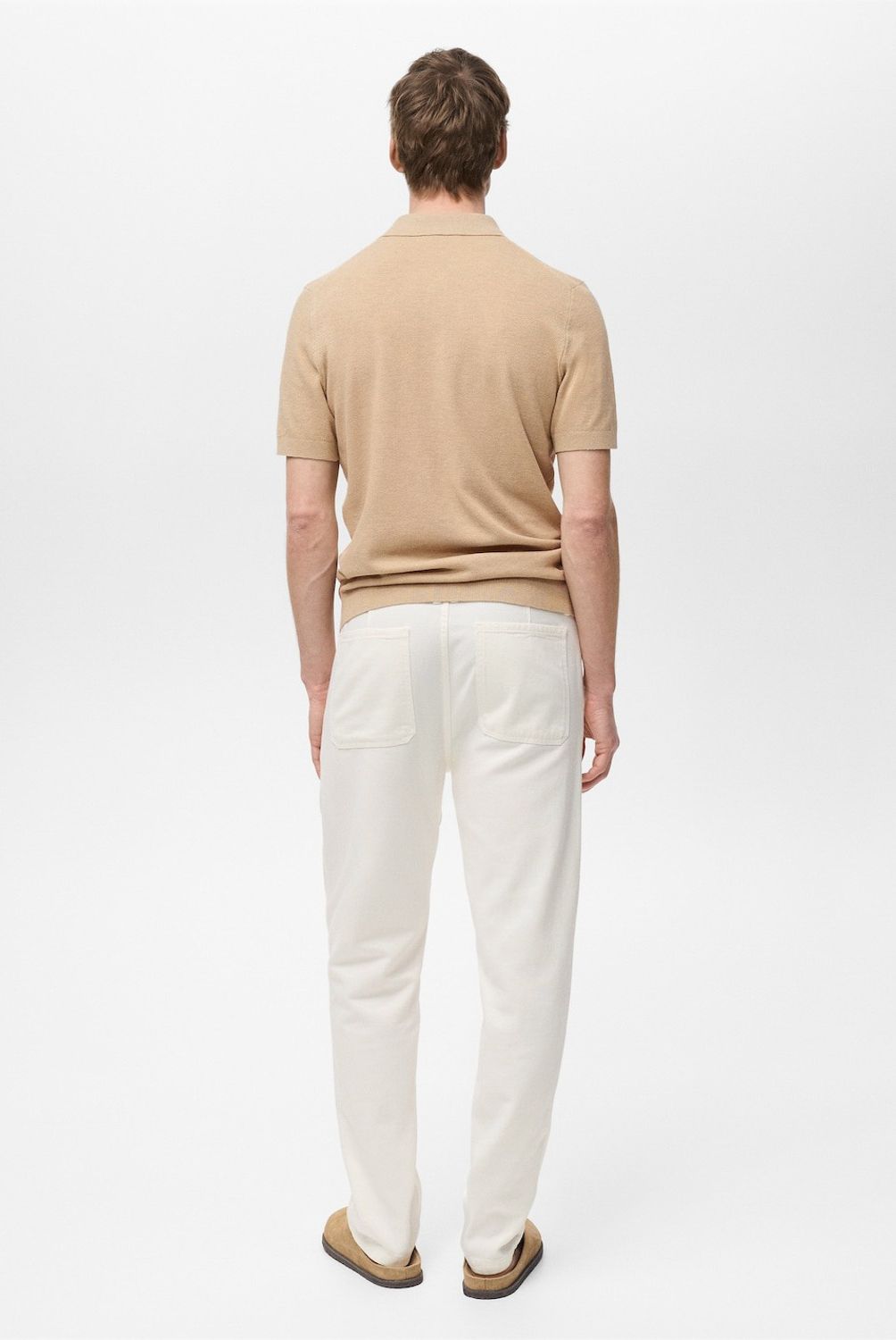 MANGO MAN - Polo Punto Estructura Slim Fit Hombre Mango Man