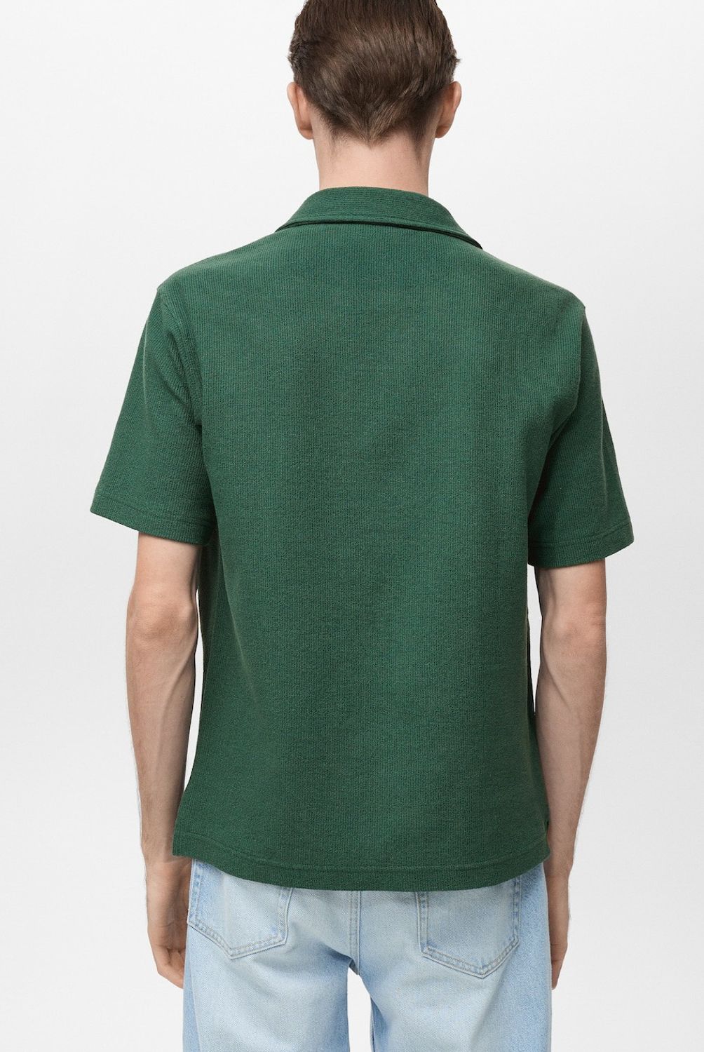 MANGO MAN - Polera Xavi Punto Regular Fit Hombre Mango Man