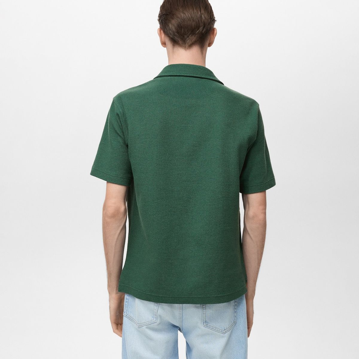 MANGO MAN - Polera Xavi Punto Regular Fit Hombre Mango Man