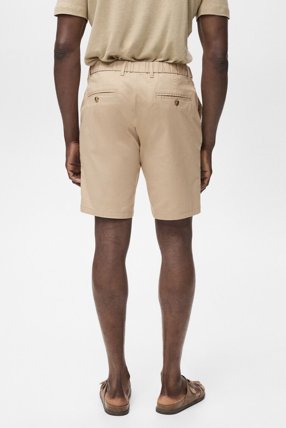 MANGO MAN - Bermuda Gracia Algodón Slim Fit Hombre Mango Man