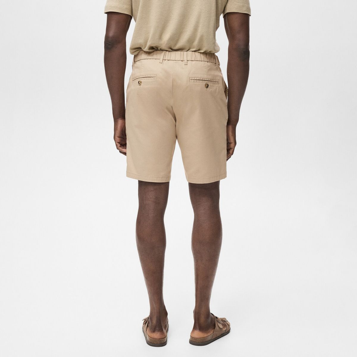 MANGO MAN - Bermuda Gracia Algodón Slim Fit Hombre Mango Man