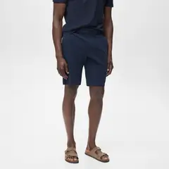 MANGO MAN - Bermuda Gracia Algodón Slim Fit Hombre