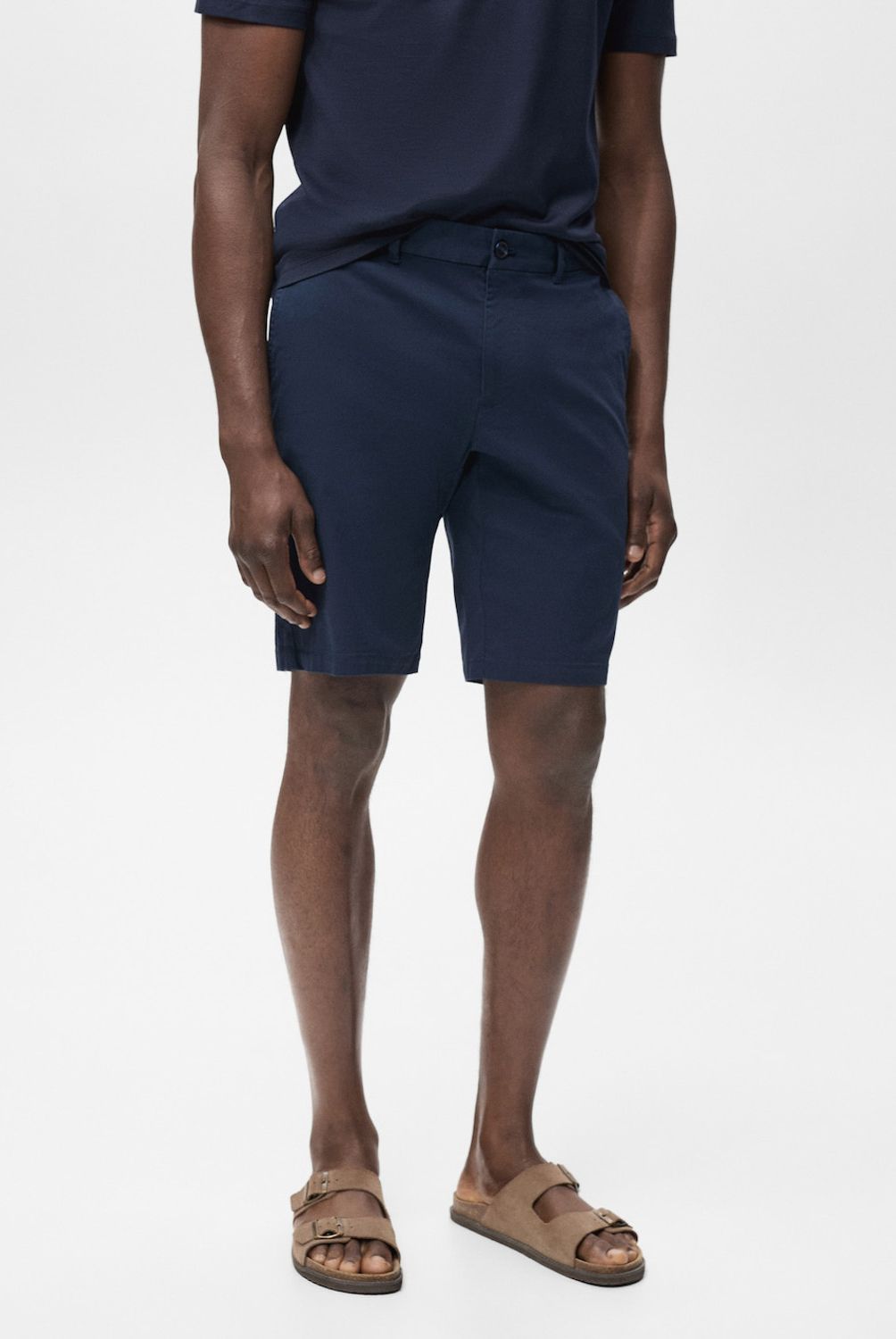 MANGO MAN - Bermuda Gracia Algodón Slim Fit Hombre Mango Man