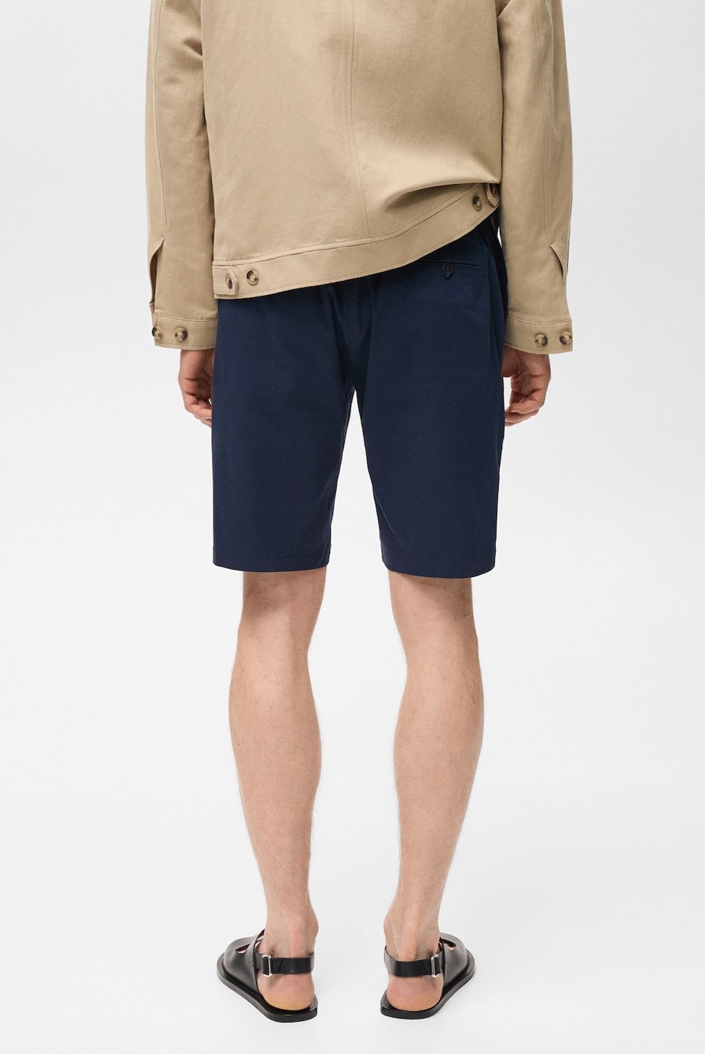 MANGO MAN - Bermuda Gracia Algodón Slim Fit Hombre Mango Man