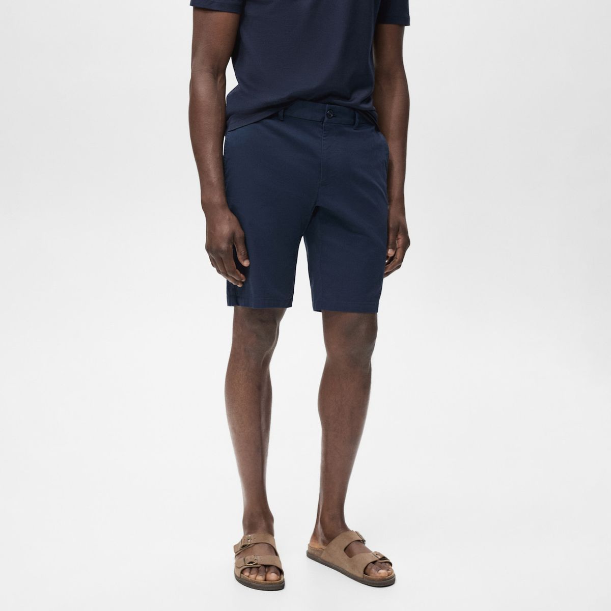 MANGO MAN - Bermuda Gracia Algodón Slim Fit Hombre Mango Man