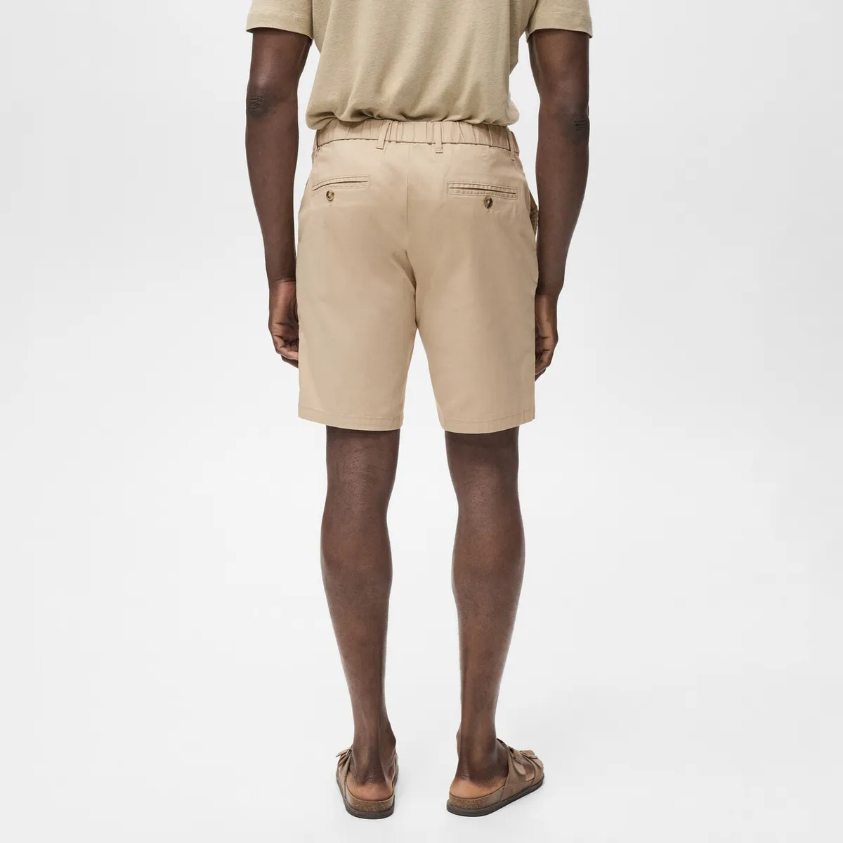 MANGO MAN - Bermuda Gracia Algodón Slim Fit Hombre Mango Man