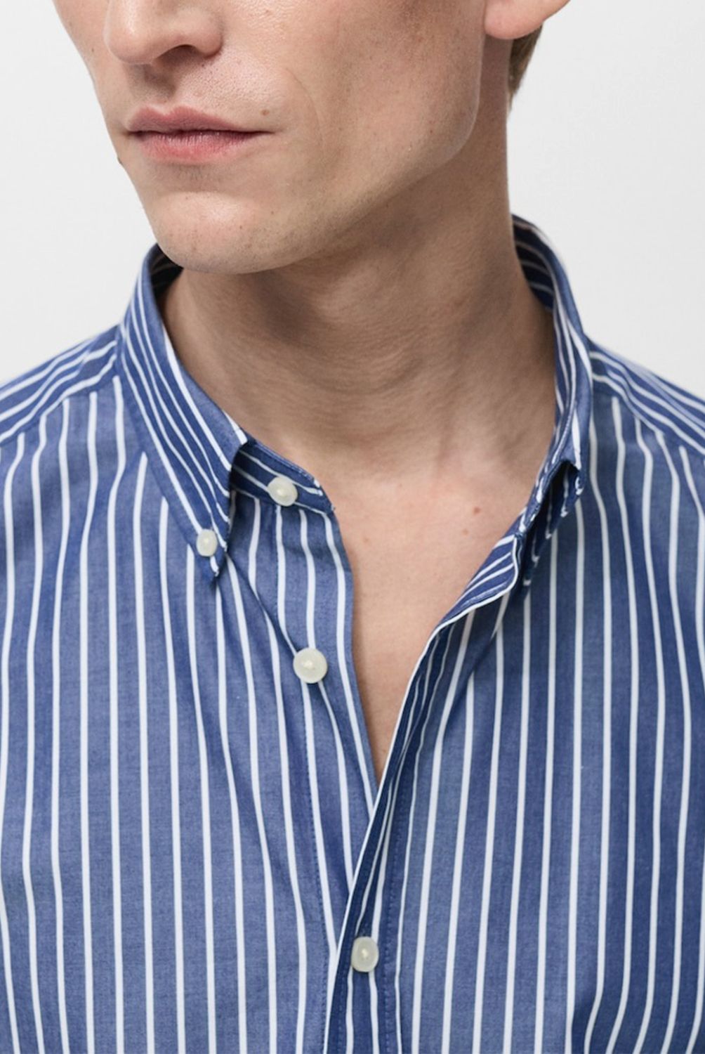 MANGO MAN - Camisa 100% Algodón Regular Fit Hombre Mango Man