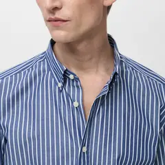 MANGO MAN - Camisa 100% Algodón Regular Fit Hombre