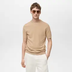 MANGO MAN - Polera Andrew Punto Slim Fit Hombre