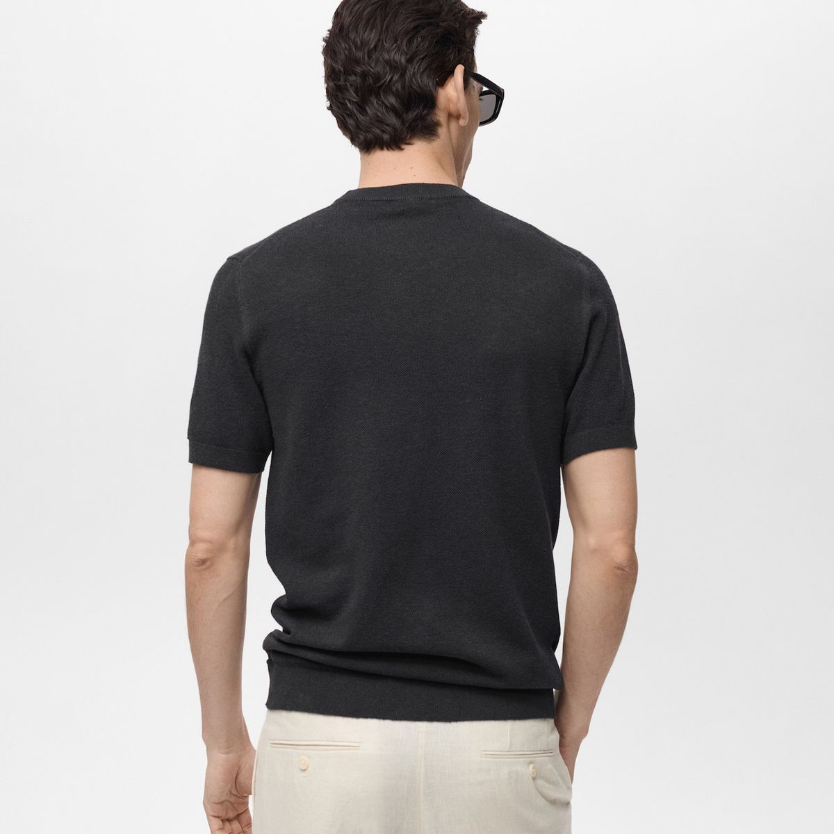 MANGO MAN - Polera Andrew Punto Slim Fit Hombre Mango Man