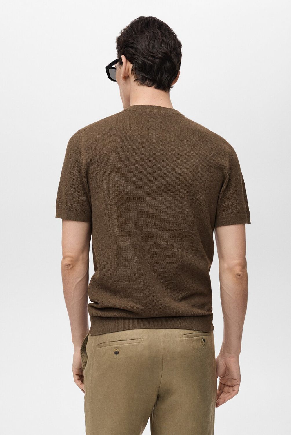 MANGO MAN - Polera Andrew Punto Slim Fit Hombre Mango Man