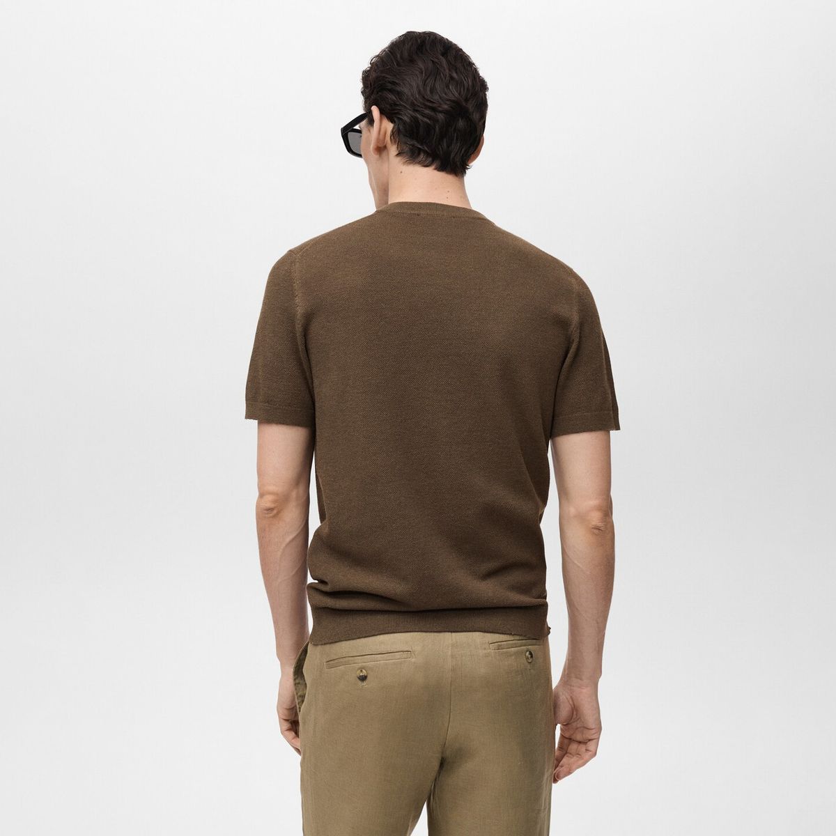 MANGO MAN - Polera Andrew Punto Slim Fit Hombre Mango Man