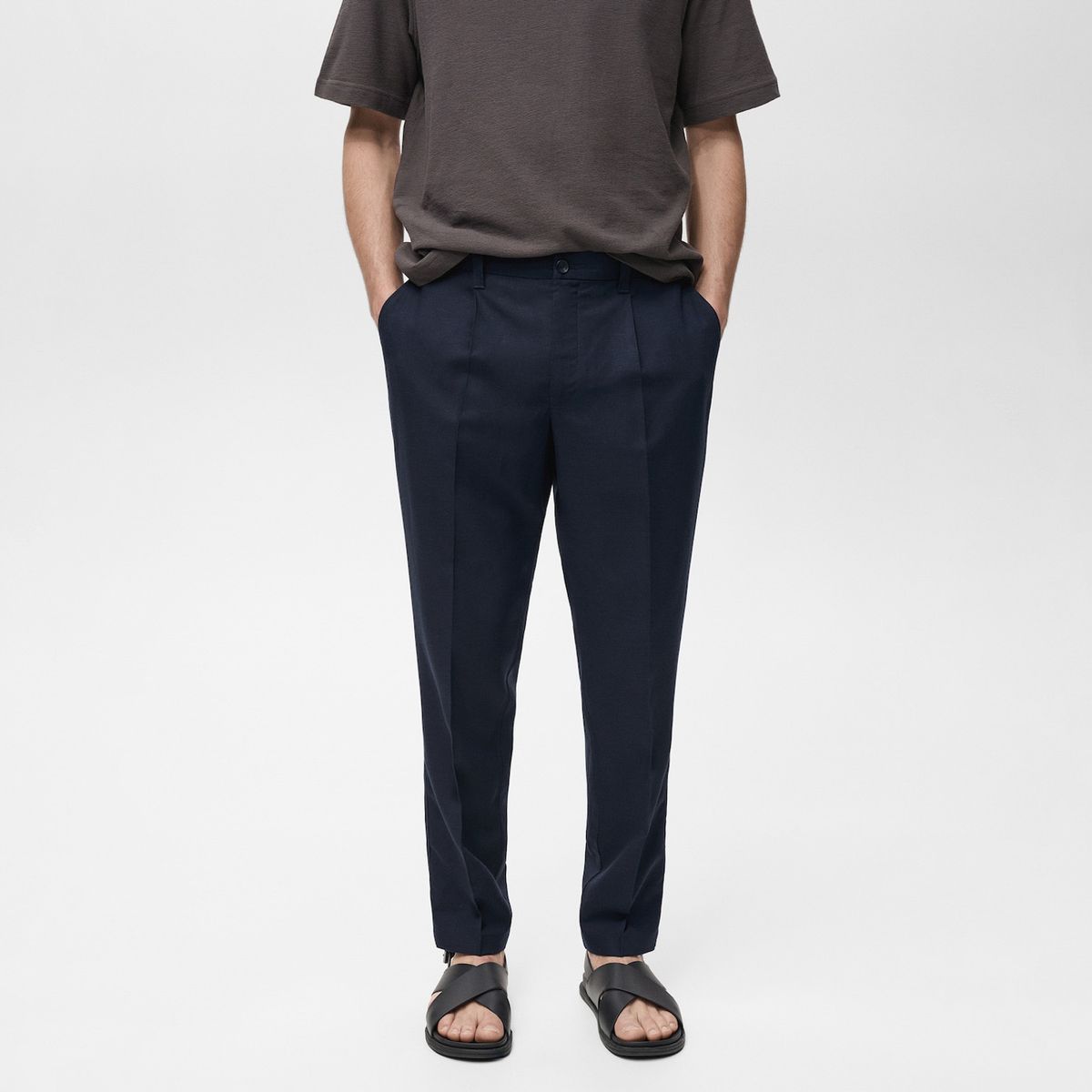 MANGO MAN - Pantalon Delave Slim Fit Hombre Mango Man