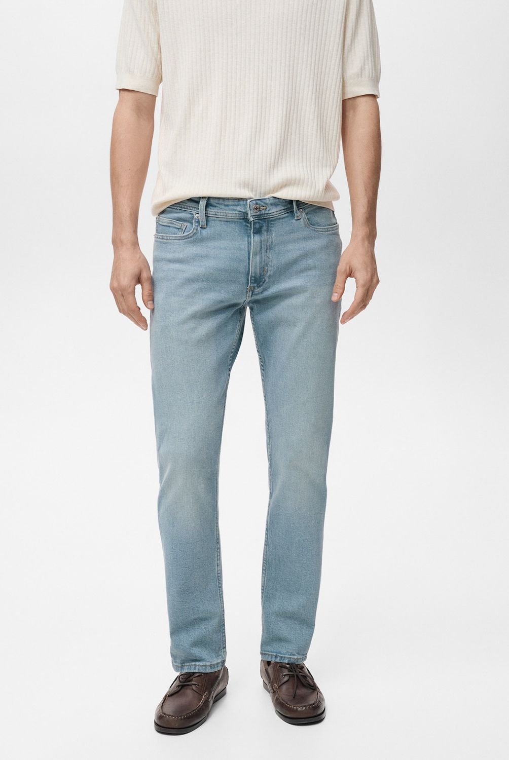 MANGO MAN - Jeans Jan Slim Fit Efecto Desgastado Hombre Mango Man
