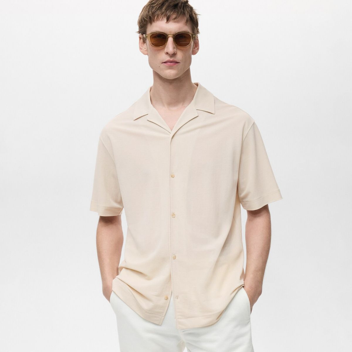 MANGO MAN - Camisa Bonheur Regular Fit Hombre Mango Man
