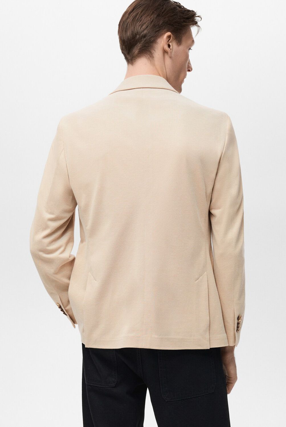 MANGO MAN - Blazer Traje Slim Fit Algodón Hombre Mango Man