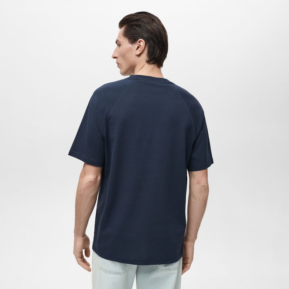 MANGO MAN - Polera Circo Relaxed Fit Manga Corta Hombre Mango Man