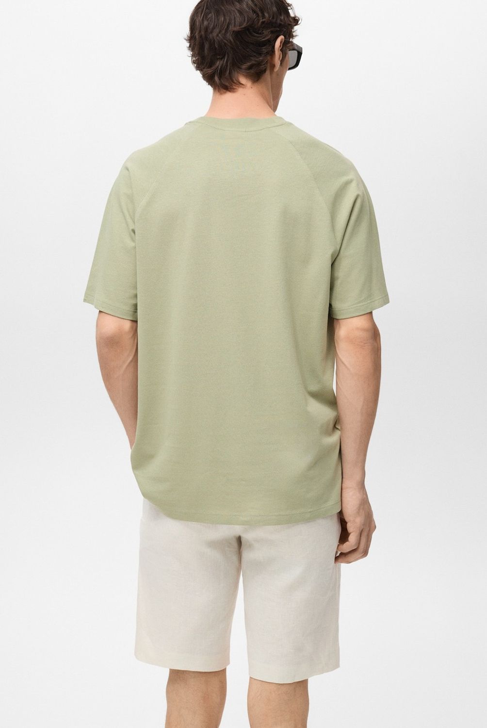 MANGO MAN - Polera Algodón Relaxed Fit Hombre Mango Man