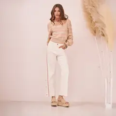 NKN - Pantalón Recto Algodón Mujer