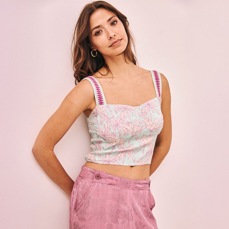 NKN - Crop Top Estampado Mujer Nkn