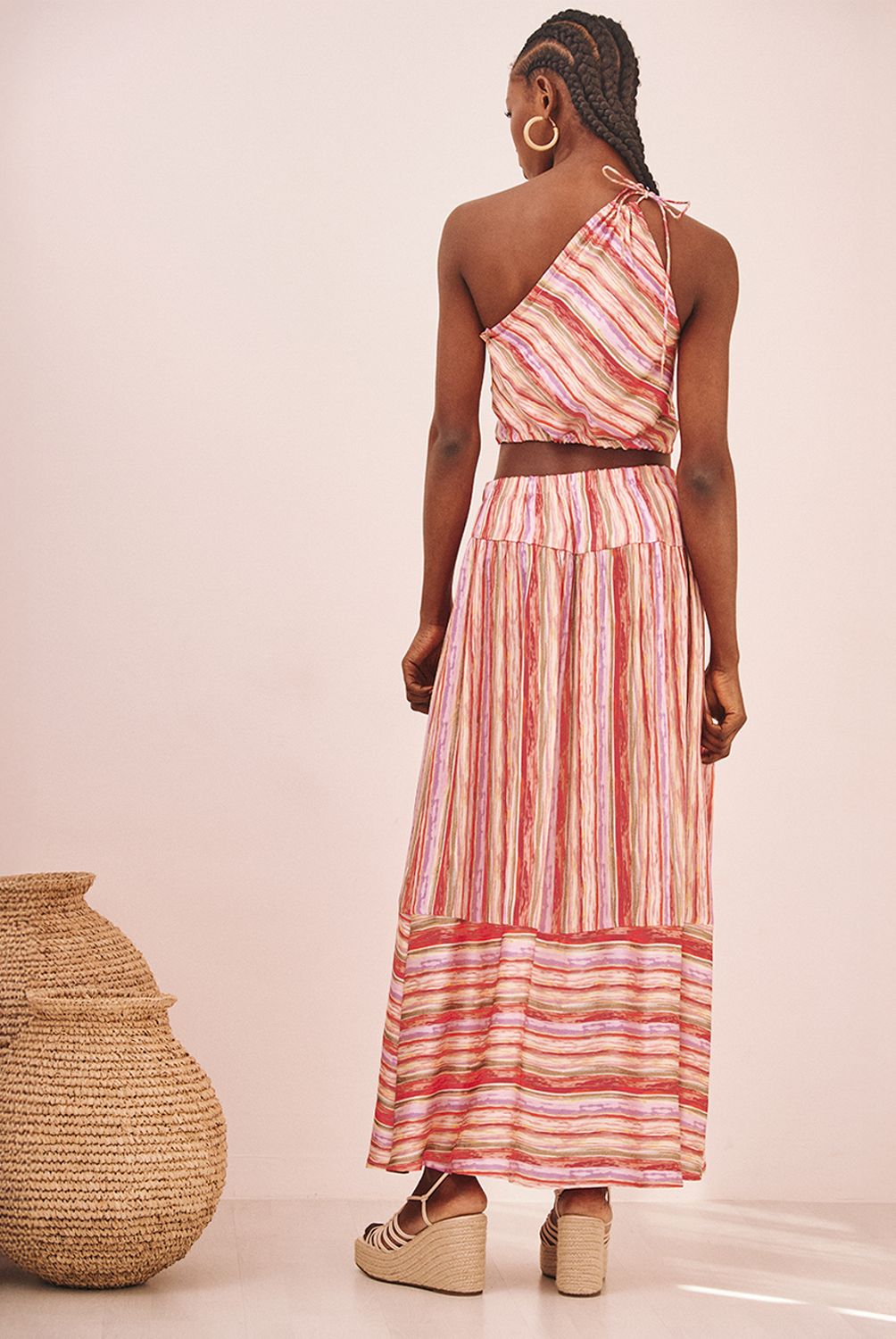 NKN - Vestido Largo Estampado Mujer Nkn