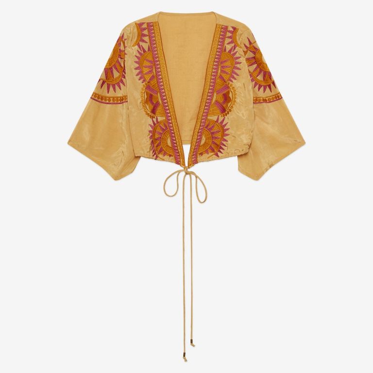 NKN Blusa Estampada Cruzada Mujer